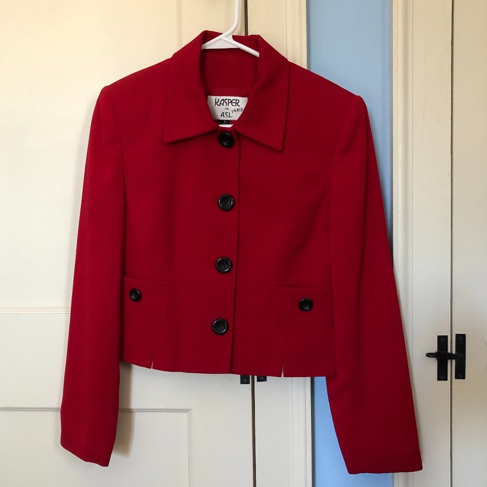 Red Kasper jacket